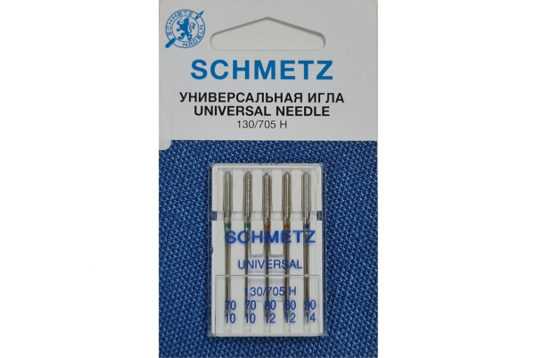 Иглы Schmetz универсальные (70x2, 80x2, 90x1), 5 шт в Балее